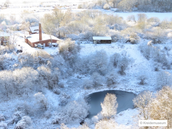 Kreidemuseum im Winter