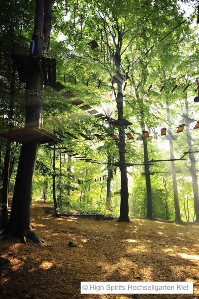 Tolle Bilder vom High Spirits Hochseilgarten Kiel