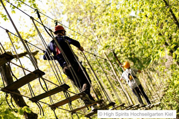 Tolle Bilder vom High Spirits Hochseilgarten Kiel