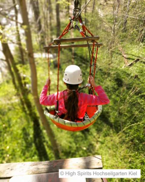 Tolle Bilder vom High Spirits Hochseilgarten Kiel