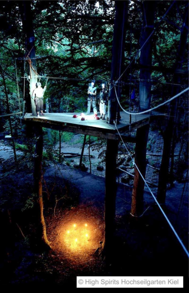 Tolle Bilder vom High Spirits Hochseilgarten Kiel