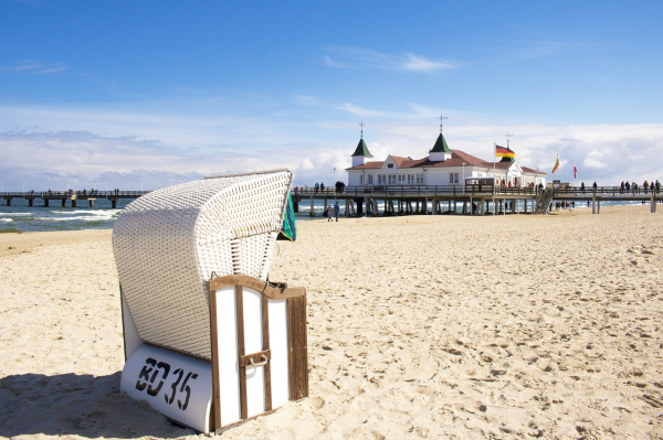 Strandkorb in Usedom