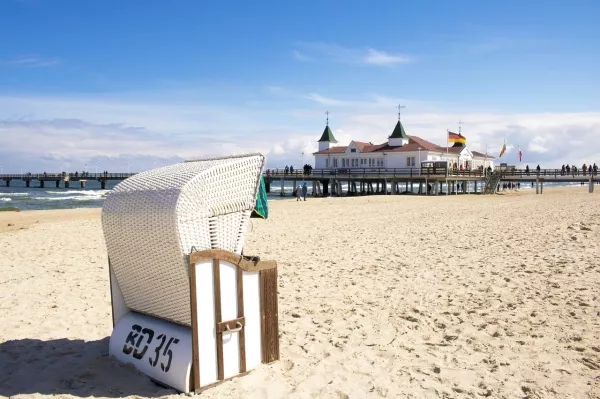 Strandkorb in Usedom