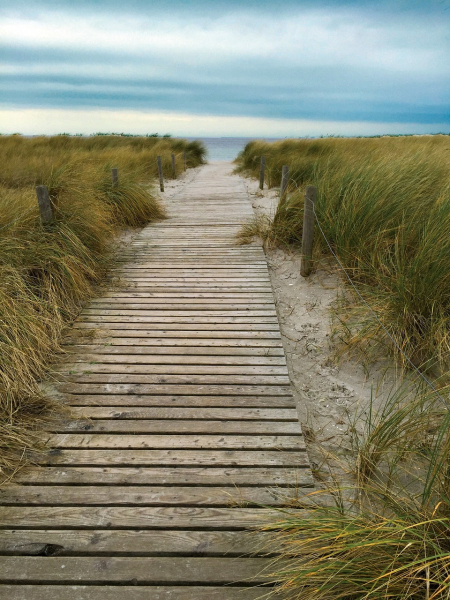 Weg zum Strand